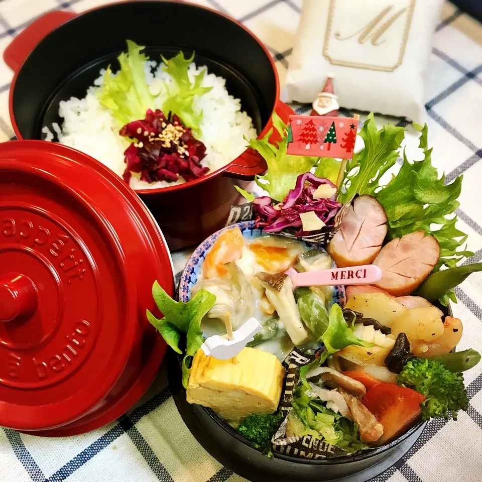 チキンクリーム煮❤️Bento|まいるさん