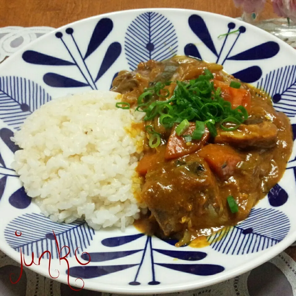 Snapdishの料理写真:鯖缶で『鯖カレー』簡単で時短😁💕|♡純子♡さん