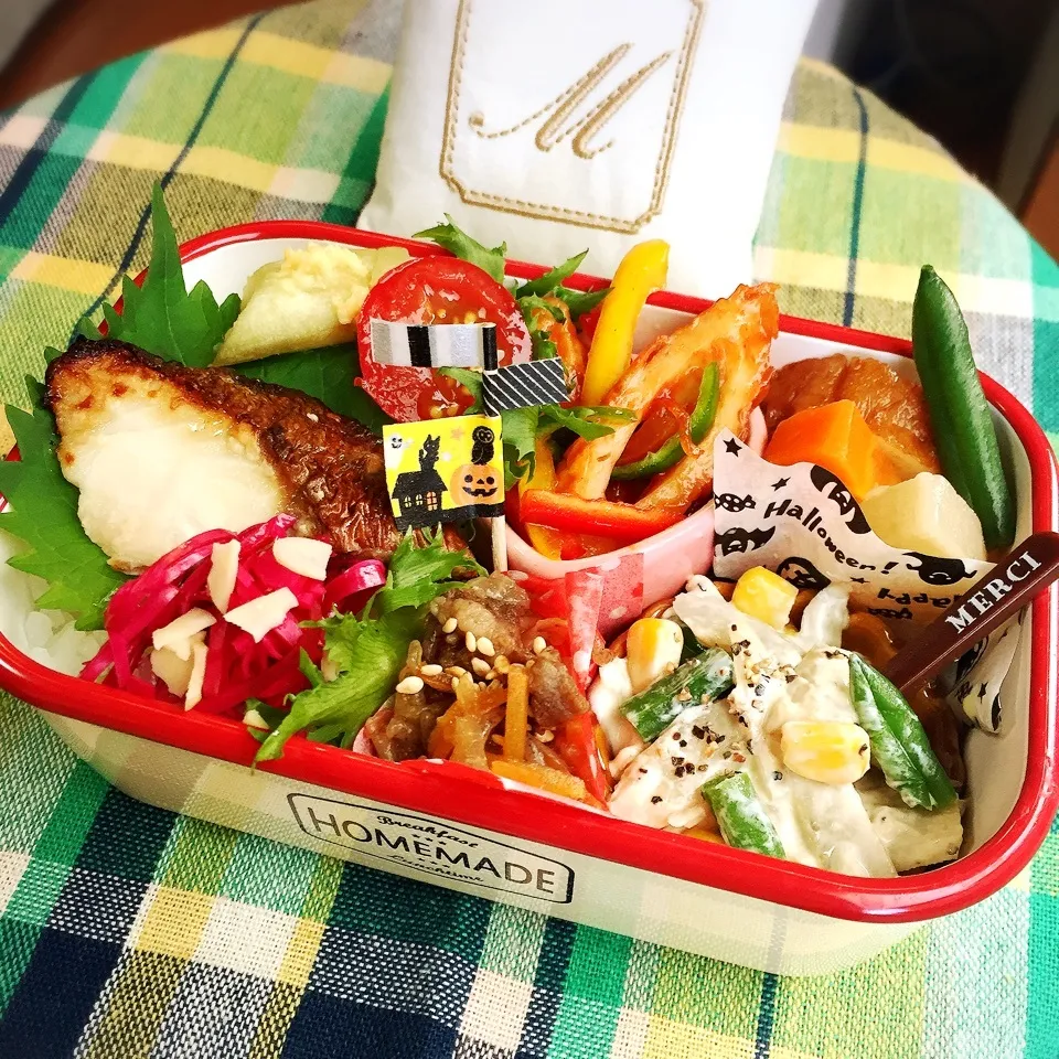 Snapdishの料理写真:ちくわナポリタン❤️Bento|まいるさん