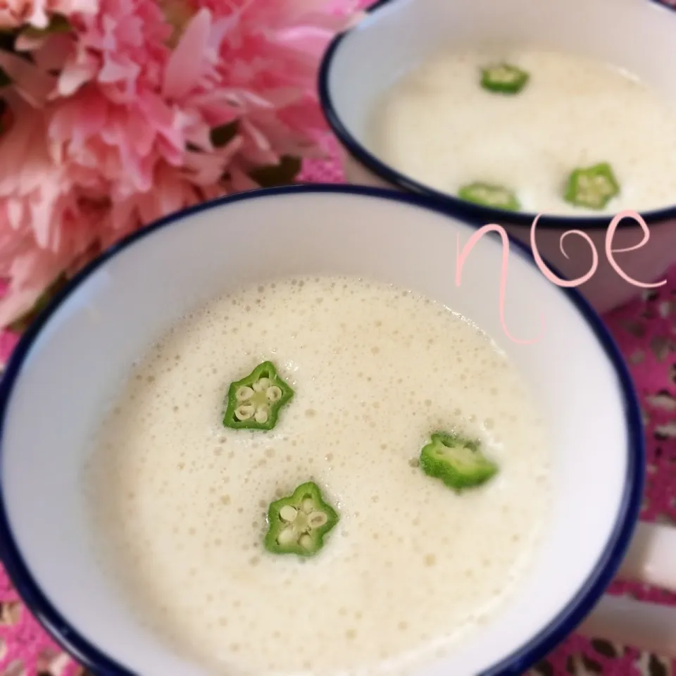 夏に飲みたい焼きナスの生姜入り💗トロトロポタージュ|noeさん