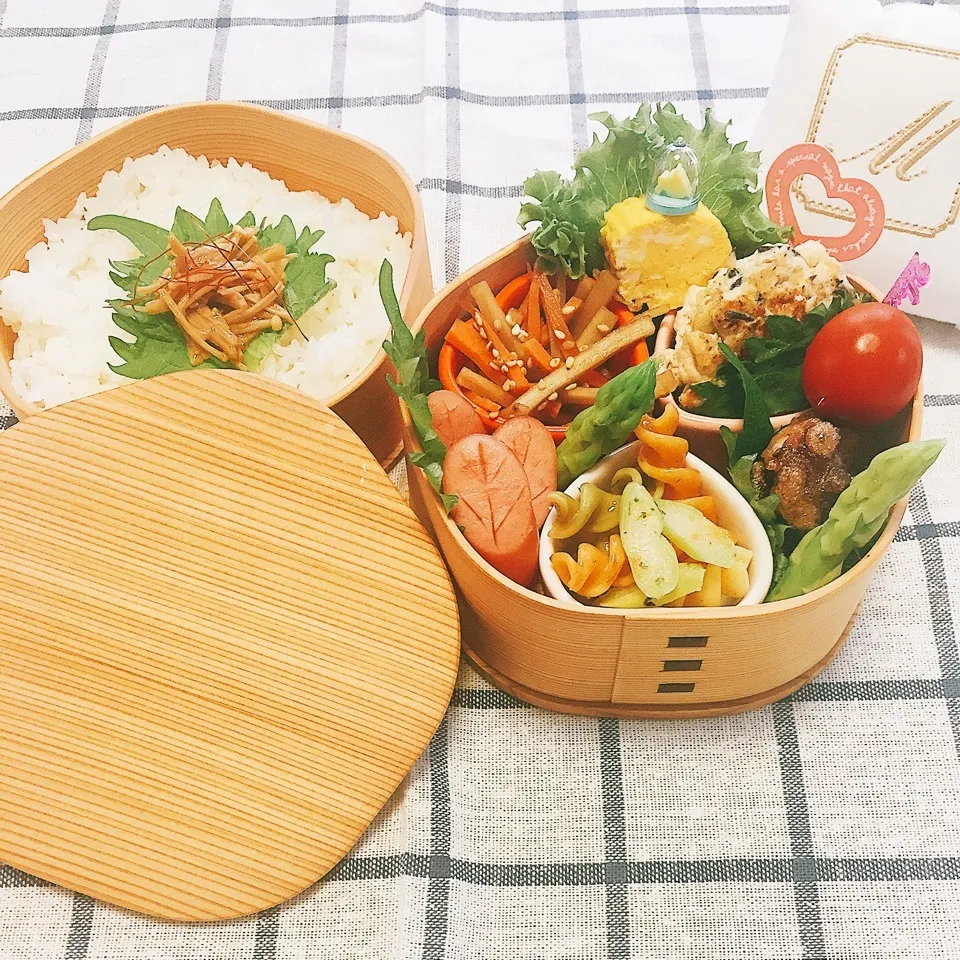 ふわっふわっ♥️豆腐ハンバーグBento|まいるさん