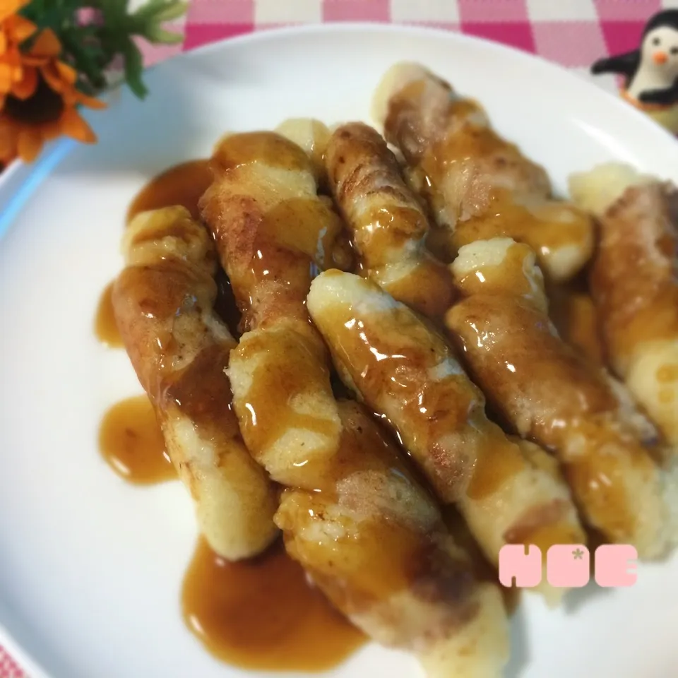 みたらし団子風肉巻き💗やばウマ〜|noeさん