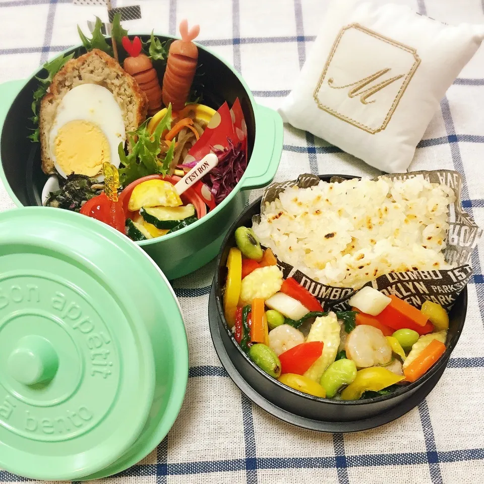 カリッとおこげBento♥️|まいるさん