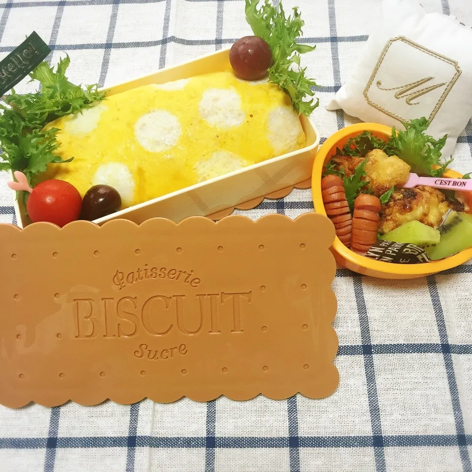 ドッドオムライス‼️DK♥️Bento|まいるさん