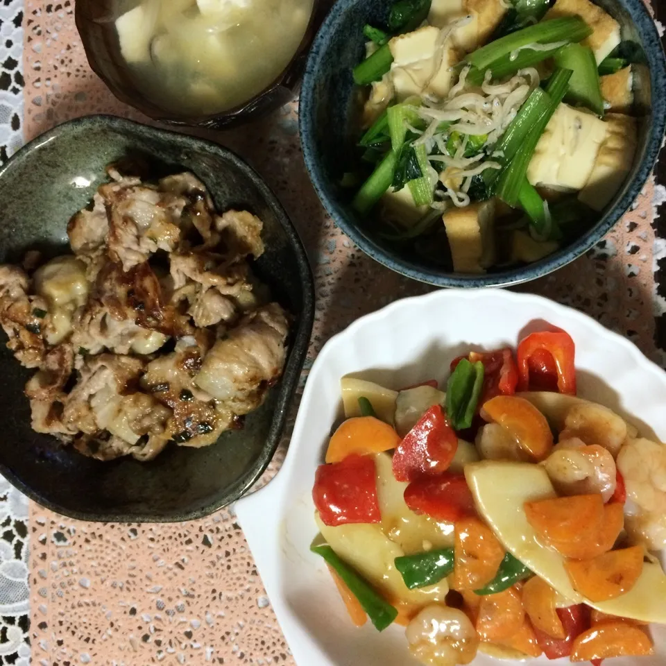 晩御飯💗ニラダレで食べたらシリ–ズ💗里芋の肉巻き🤗|noeさん