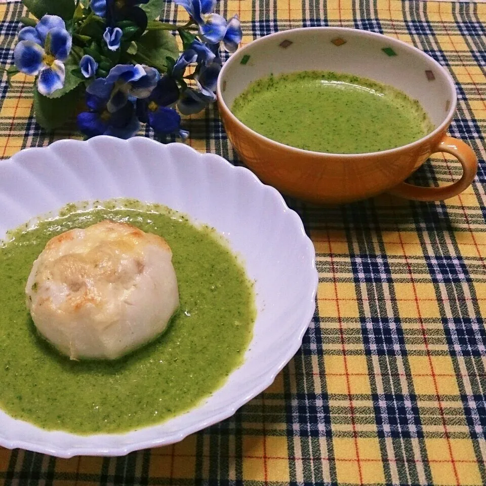 枝豆と青紫蘇の冷製ミルクスープ♪温かくしても美味しいょ♪|♡純子♡さん