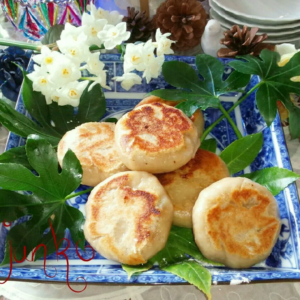 Snapdishの料理写真:あこちゃん♡おやきで💐300投稿おめでとう💐|♡純子♡さん