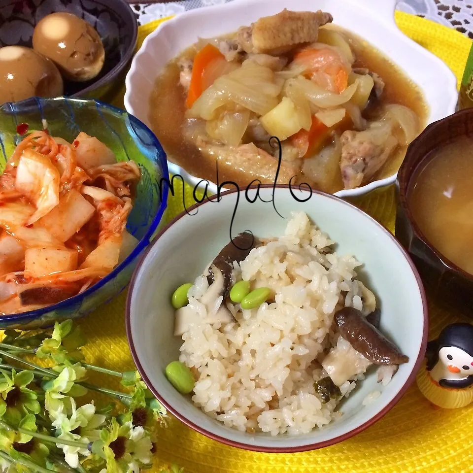 Snapdishの料理写真:あんみつさんのマッタケ御飯やん♡|noeさん