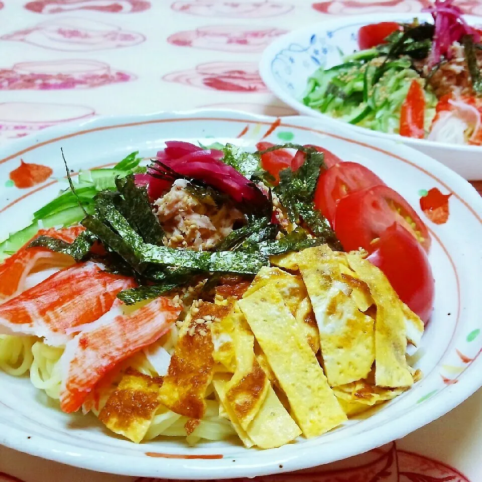 お手軽な冷やし中華🍜手作りのたれでどうぞ😉🎶|♡純子♡さん