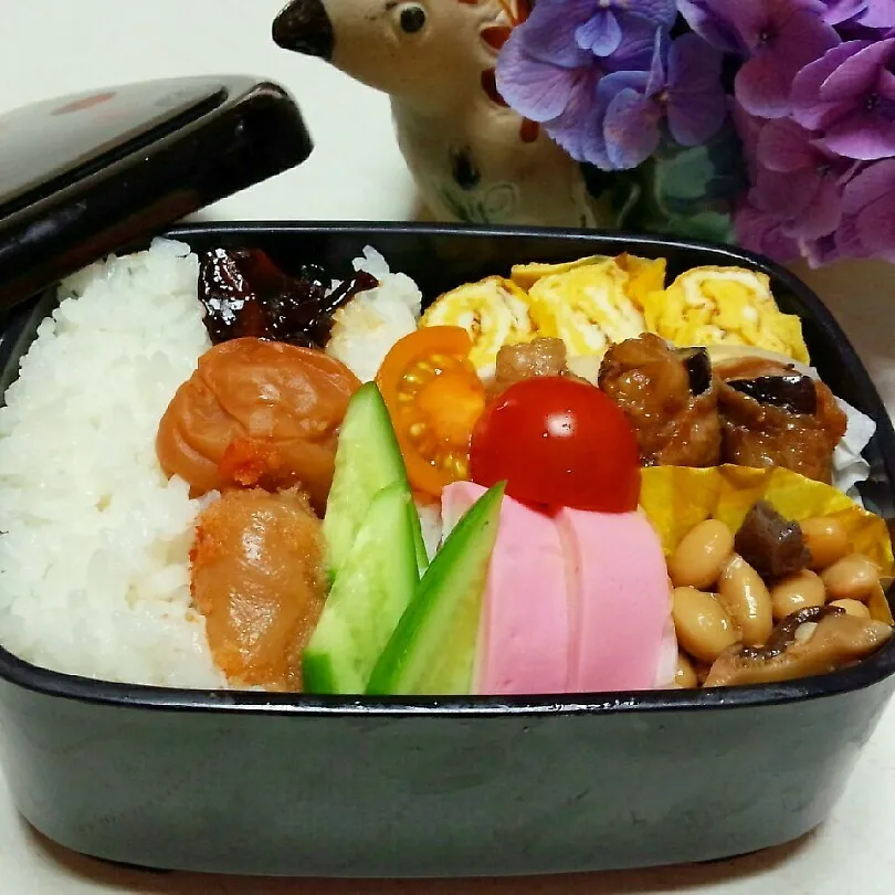 Snapdishの料理写真:今朝のお弁当🍱思わずつまみ食いした～っ😆🎶|♡純子♡さん