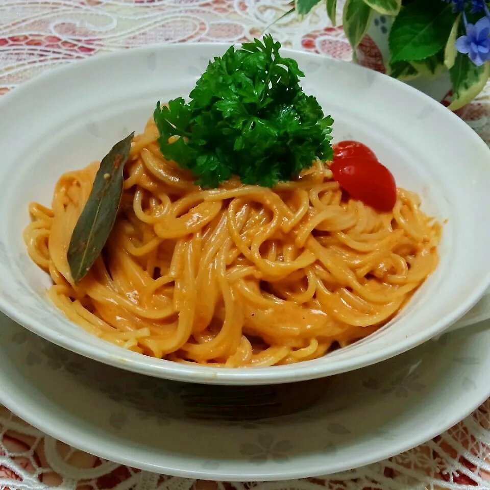 いっこさん♡のﾄﾏﾄ🍅でｶﾙﾎﾞﾅｰﾗ新感覚♥美味しい😋|♡純子♡さん