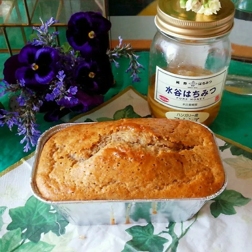 太らないおやつ🍯蜂蜜レモンでbananaケーキ🍌|♡純子♡さん