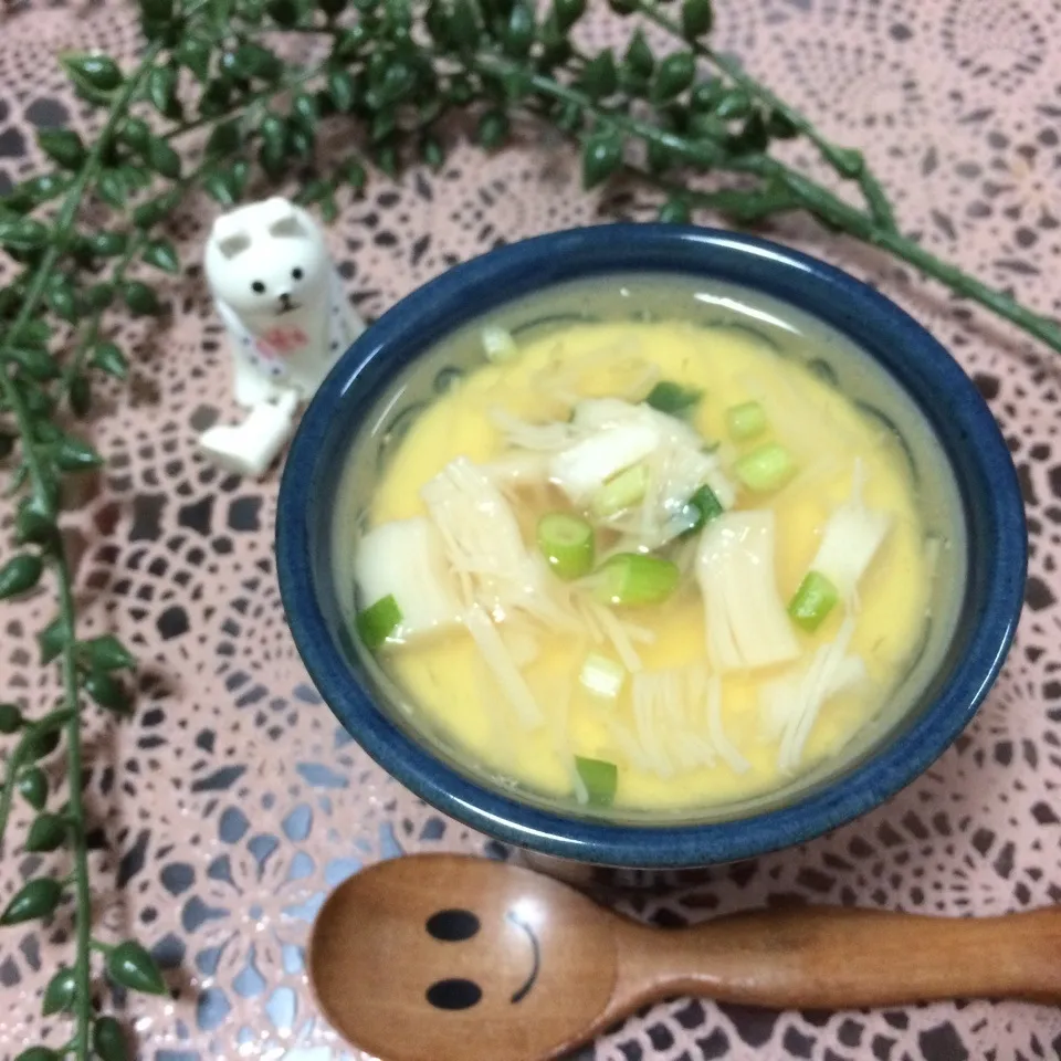 Snapdishの料理写真:ホタテあんかけミルク茶碗蒸し♡|noeさん