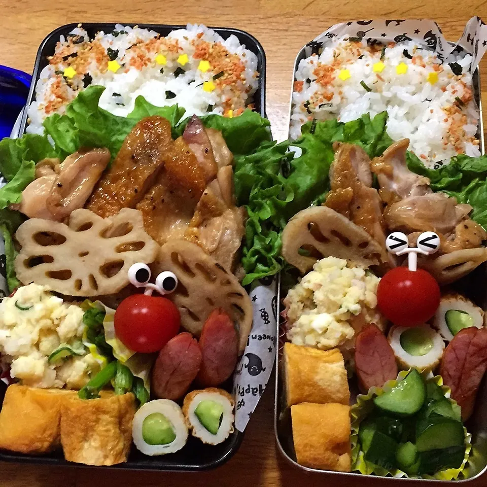 本日の男子弁当〜ありがとう100投稿≧(´▽｀)≦|yukimiya7262さん