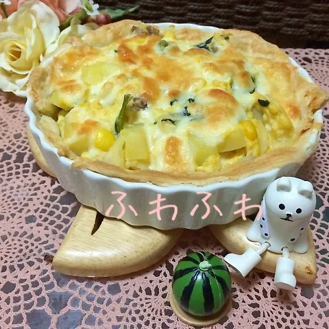 Snapdishの料理写真:簡単♪サクフワ豆腐でキッシュ☆|noeさん