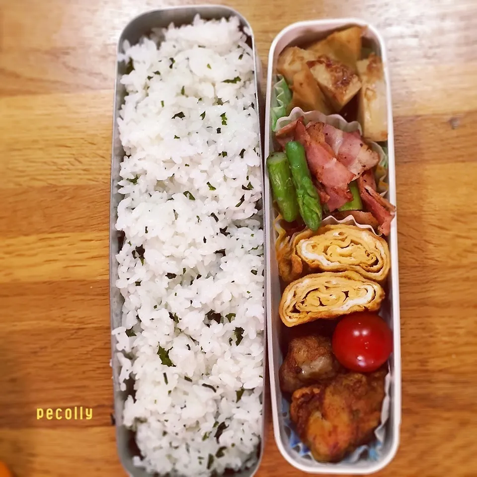 Snapdishの料理写真:男子高校生弁当(^ε^)♪|yukimiya7262さん