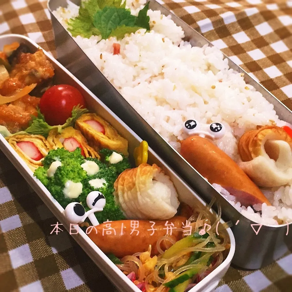 Snapdishの料理写真:男子べんと6/26☂|yukimiya7262さん