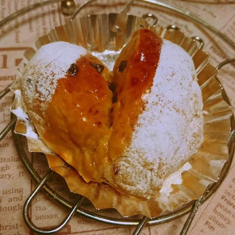 ペコちゃんの可愛い❤カフェモカ風味のチョコハートパン|Jurinさん