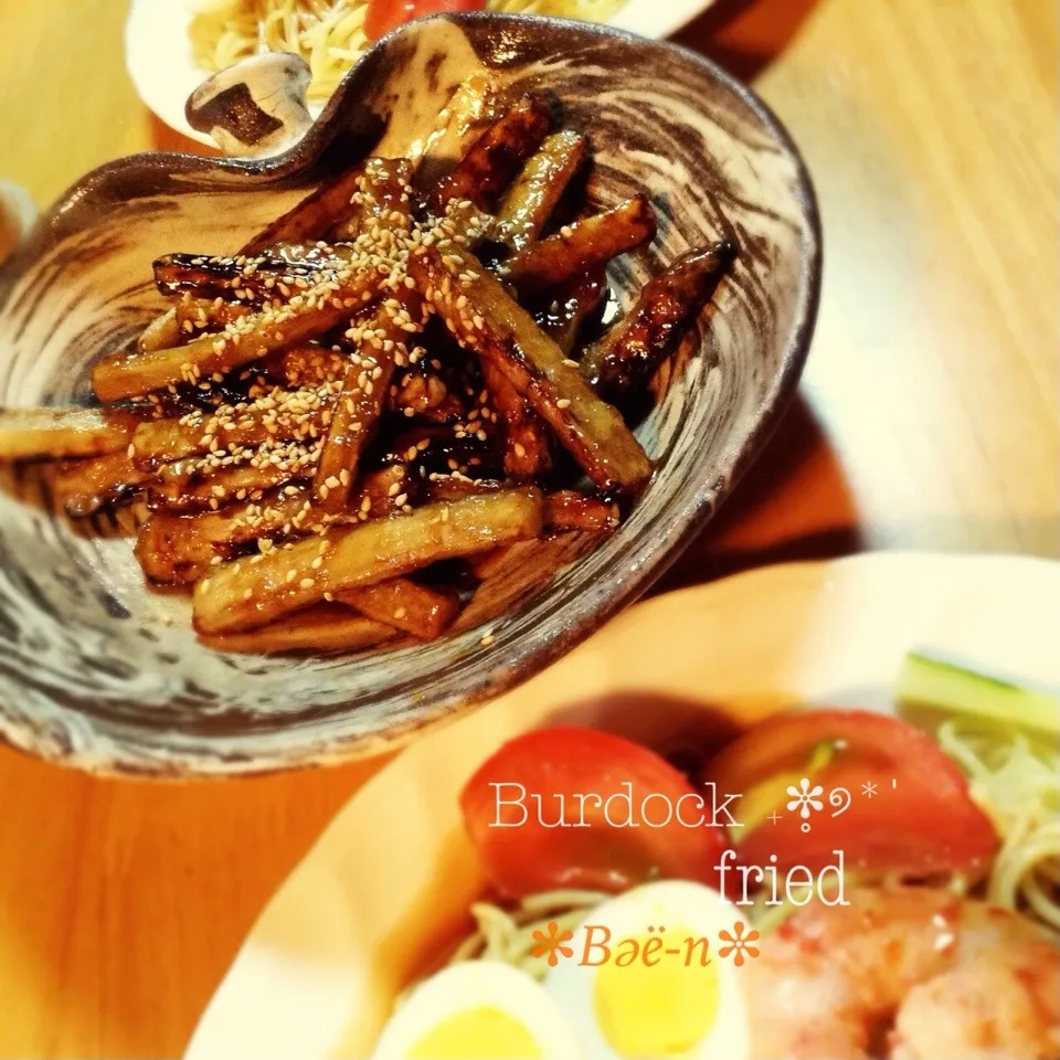 ごぼうの甘辛唐揚げだけど揚げないよ♡笑…のペコパク|✼Bǝё-n✼さん