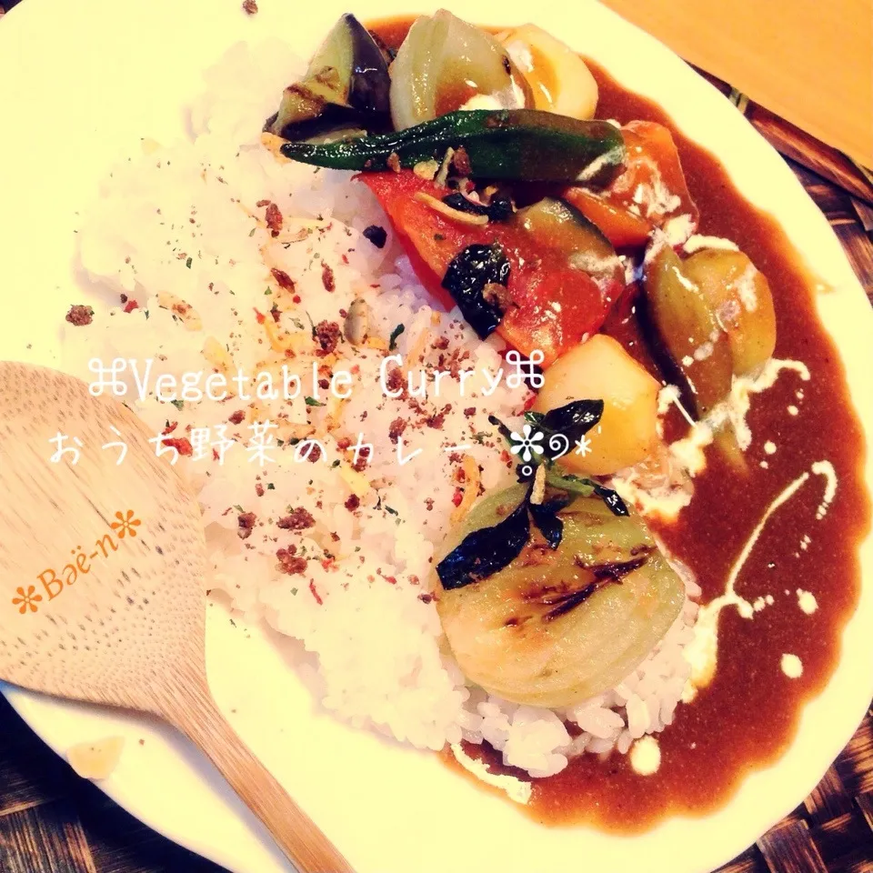 Snapdishの料理写真:⌘vegetable curry ₊✼̥୭*ˈ|✼Bǝё-n✼さん