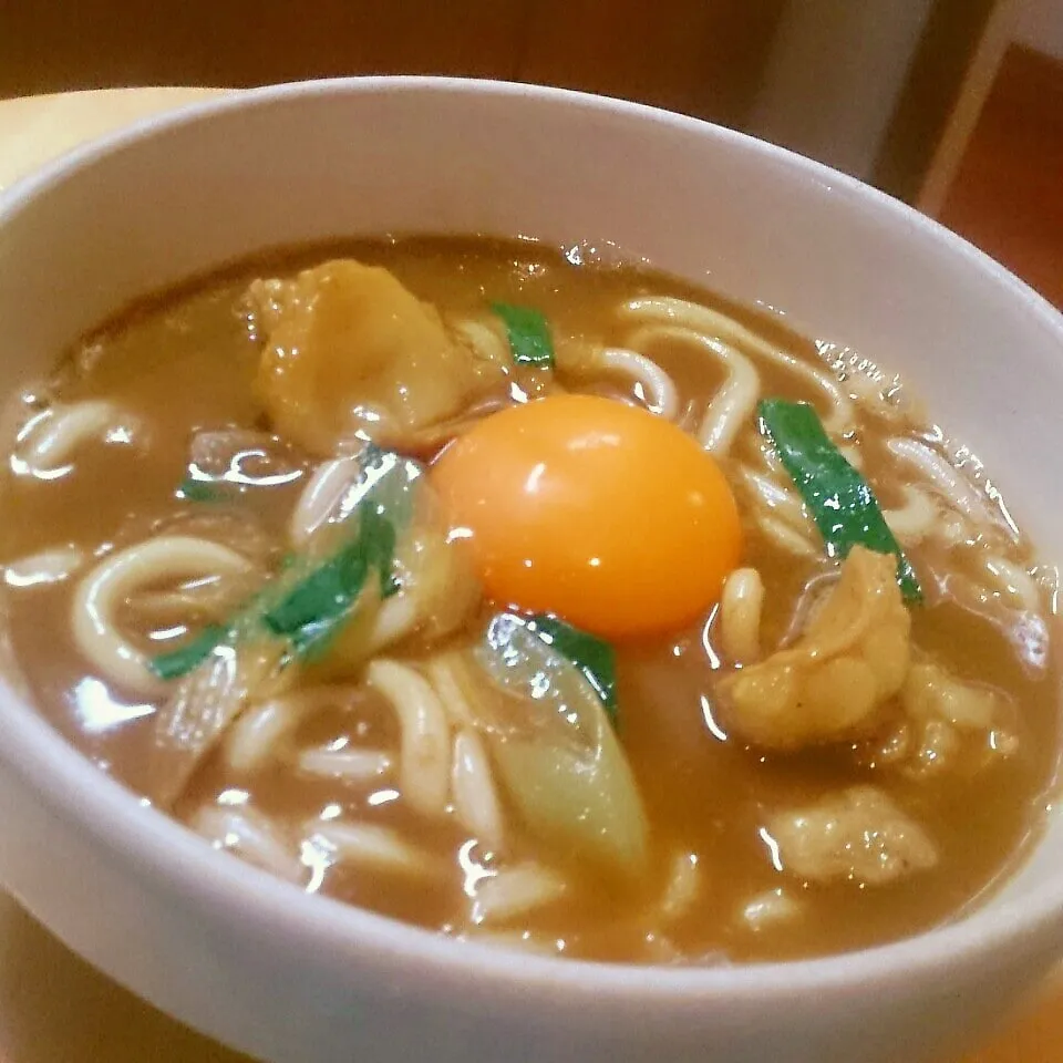 2種のぷりぷりホルモン入りカレーうどん♪|mi_neneco♪さん