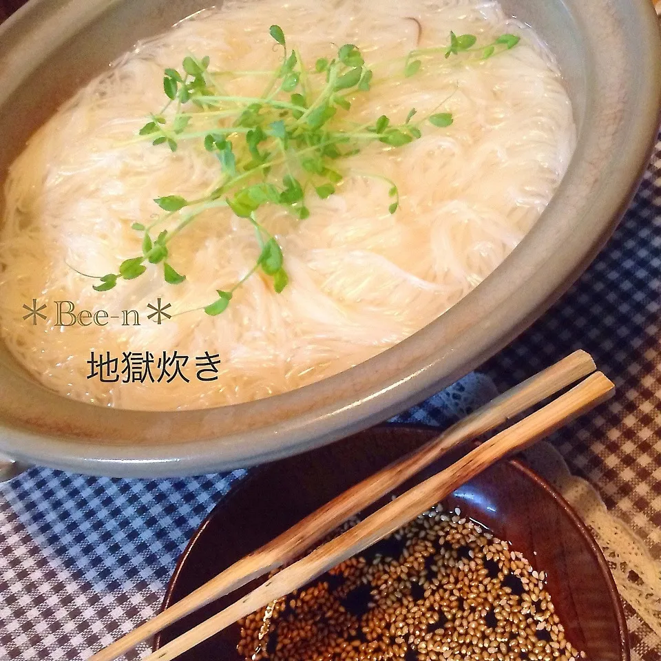 ＊素麺の地獄炊き＊ママの代わりにアイルが作りました！|✼Bǝё-n✼さん