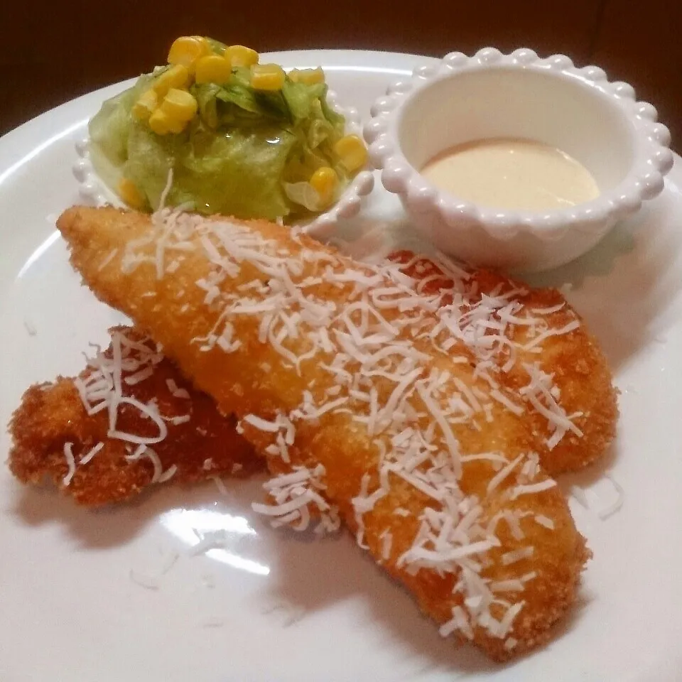 ささみカツレツ＊ココナッツ＆カレーde南国風♪|mi_neneco♪さん