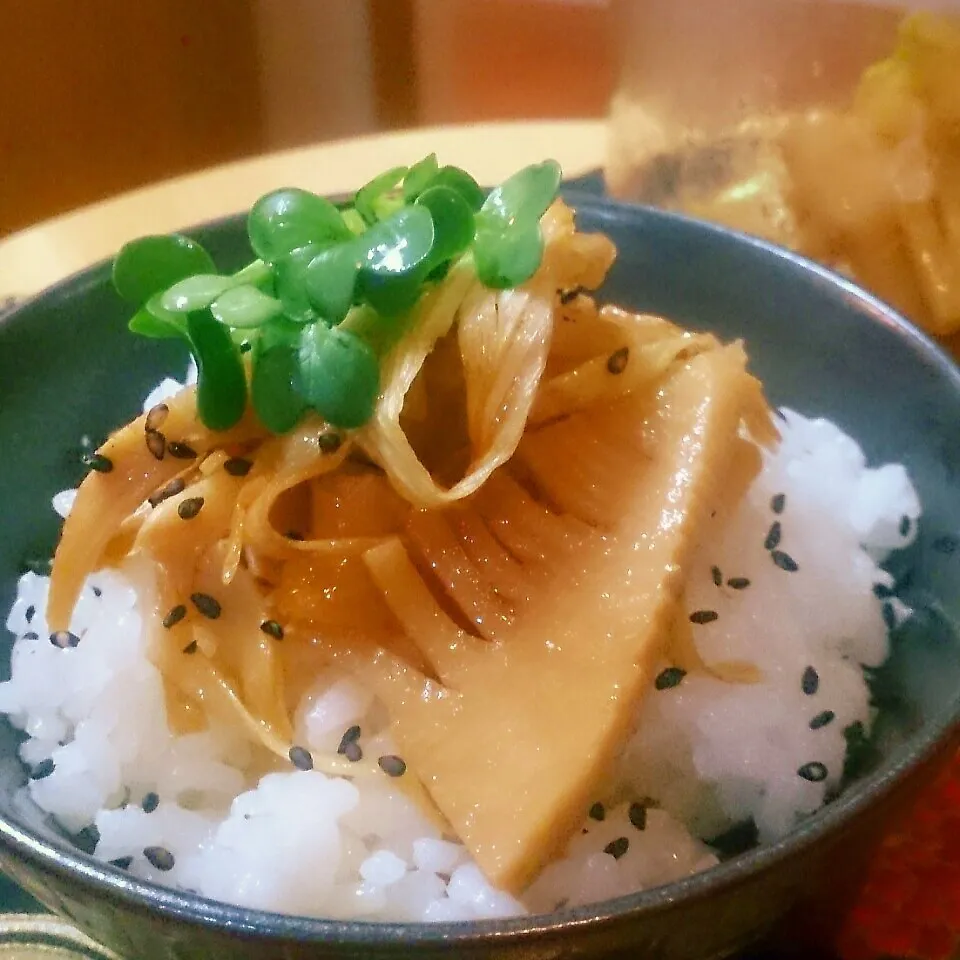 お手製＊穂先メンマ風＊葱油とコラボで♪|mi_neneco♪さん