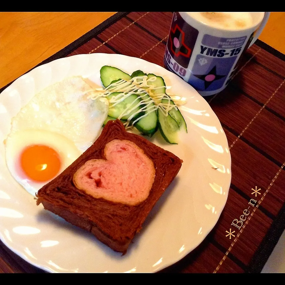 Snapdishの料理写真:TB＊ラブラブ朝ごぱん＊最新情報！|✼Bǝё-n✼さん