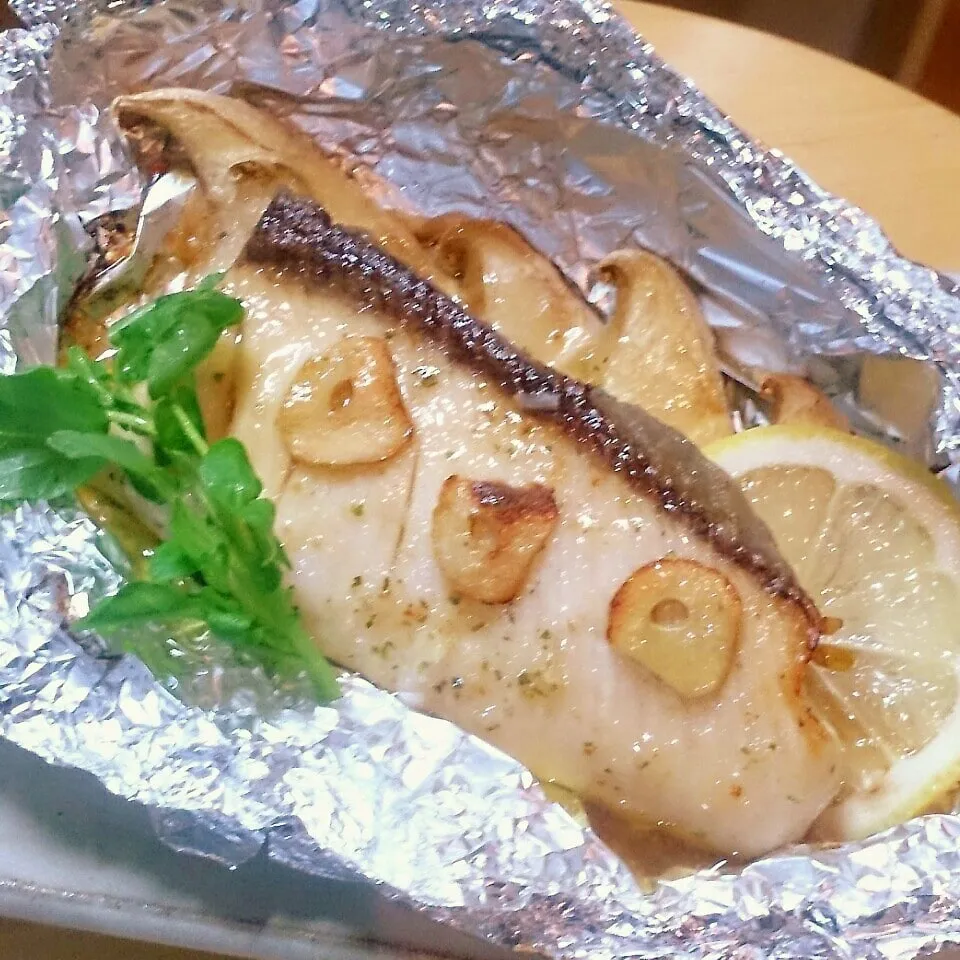 鰤刺しのサクのホイル焼き|mi_neneco♪さん
