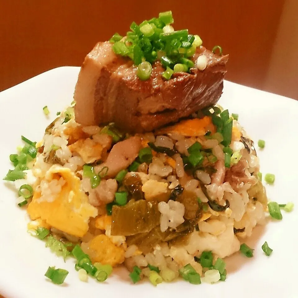 古高菜de角煮炒飯|mi_neneco♪さん