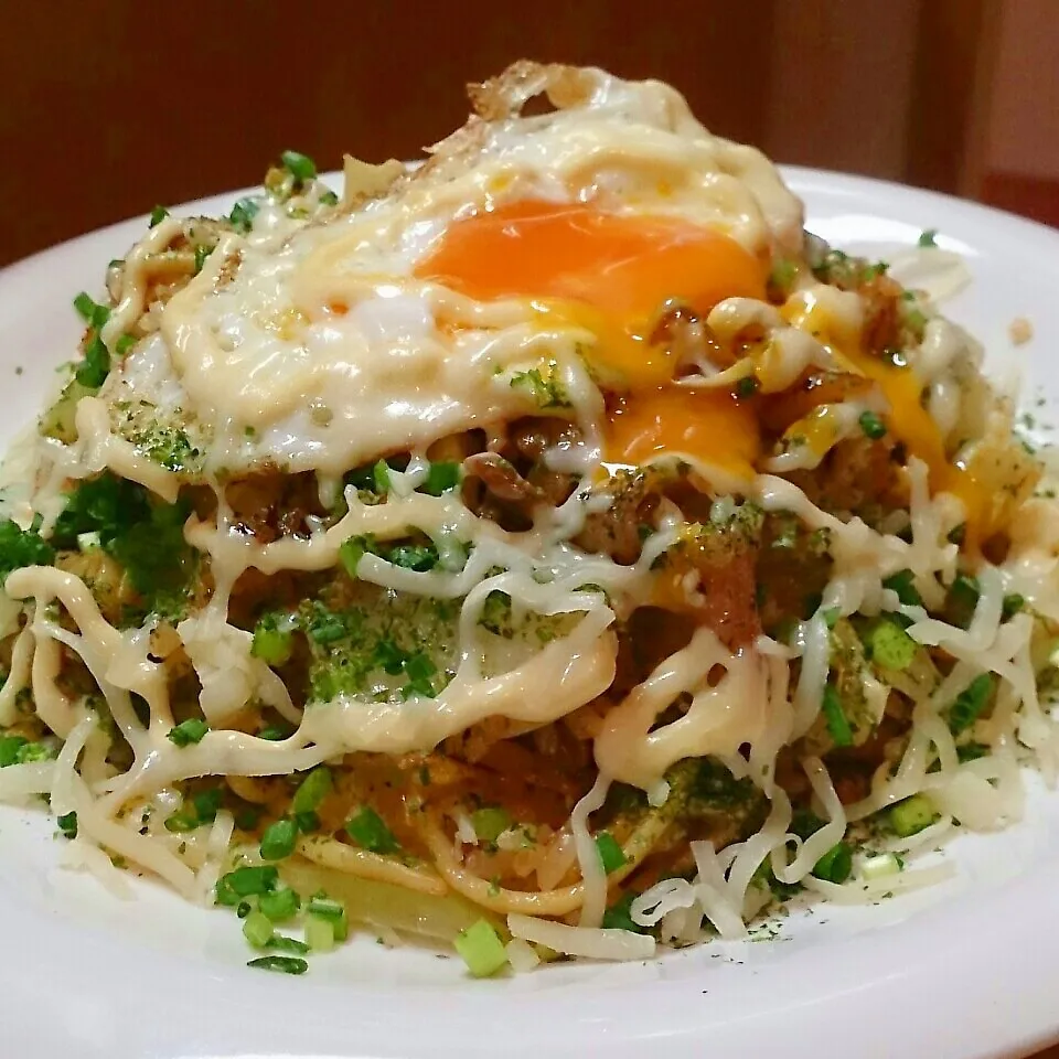 アレの赤でそば飯チャーハン♪|mi_neneco♪さん