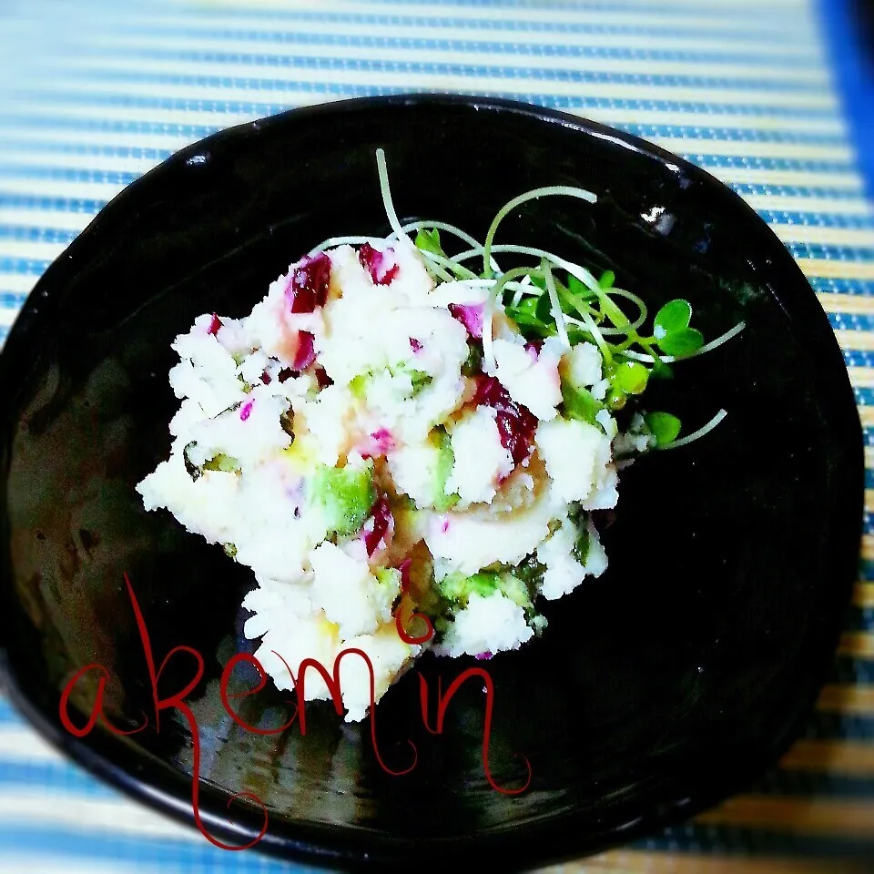 しば漬けDE＊大人可愛い＊ポテトサラダ♪|akeminさん