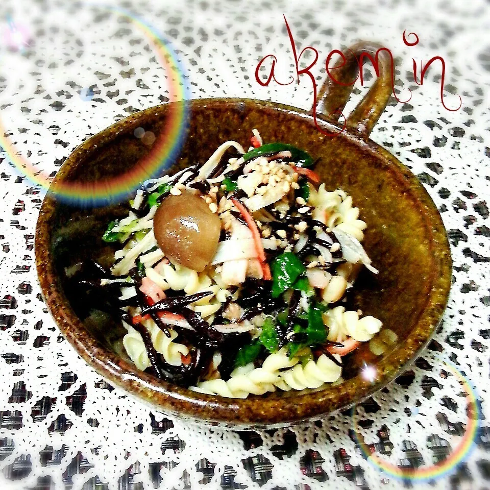 本日のお通し☆和風マカロニサラダ♪|akeminさん