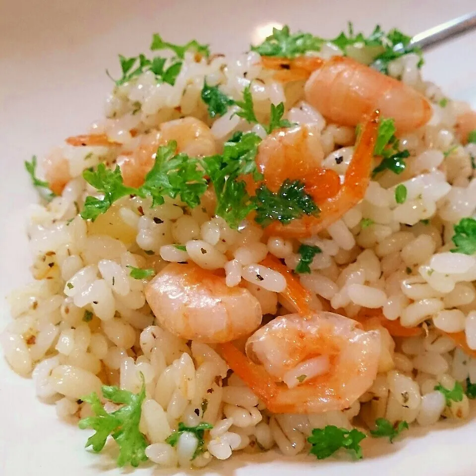 桜えびのアヒージョde炒飯|mi_neneco♪さん