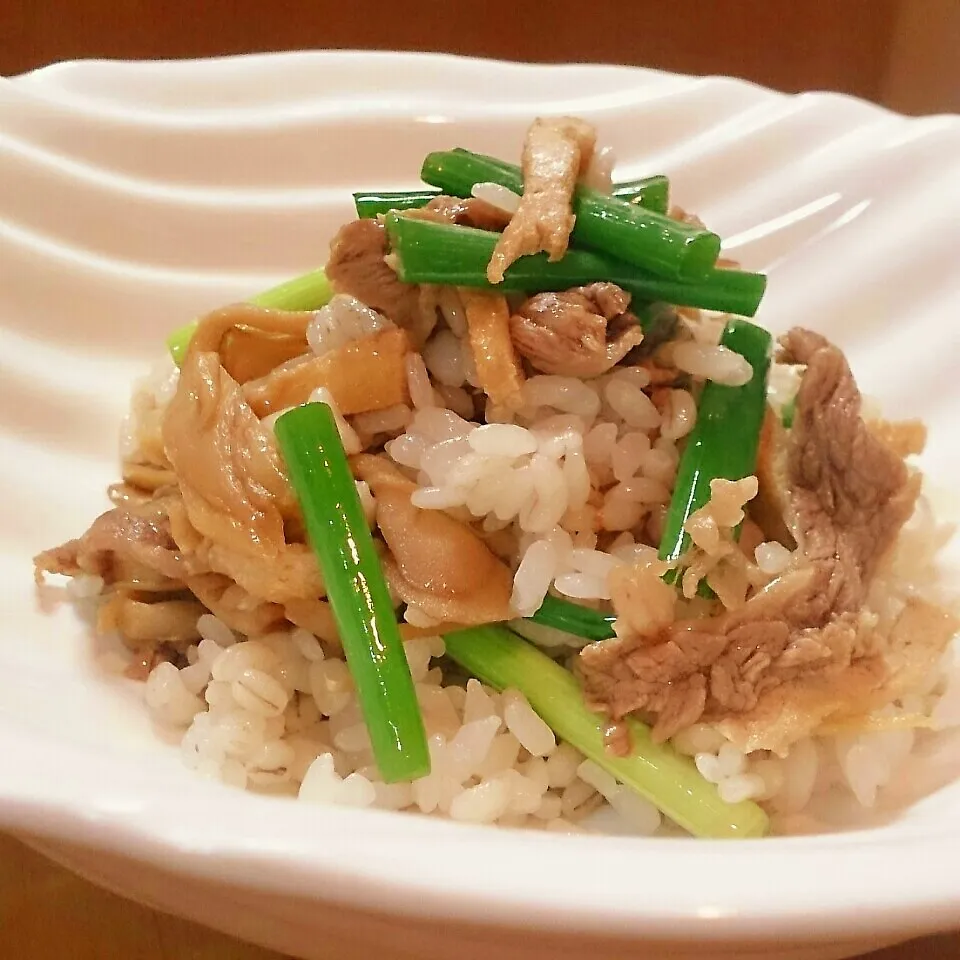 牛肉と舞茸の時雨煮混ぜご飯|mi_neneco♪さん