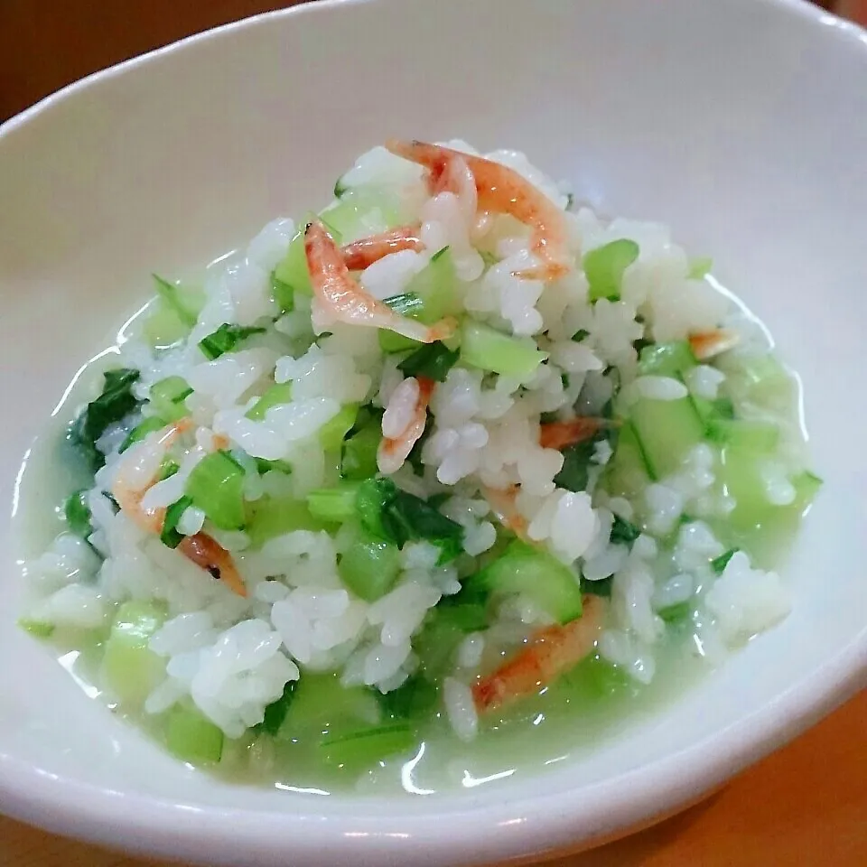 桜海老と小松菜のお粥 風w|mi_neneco♪さん