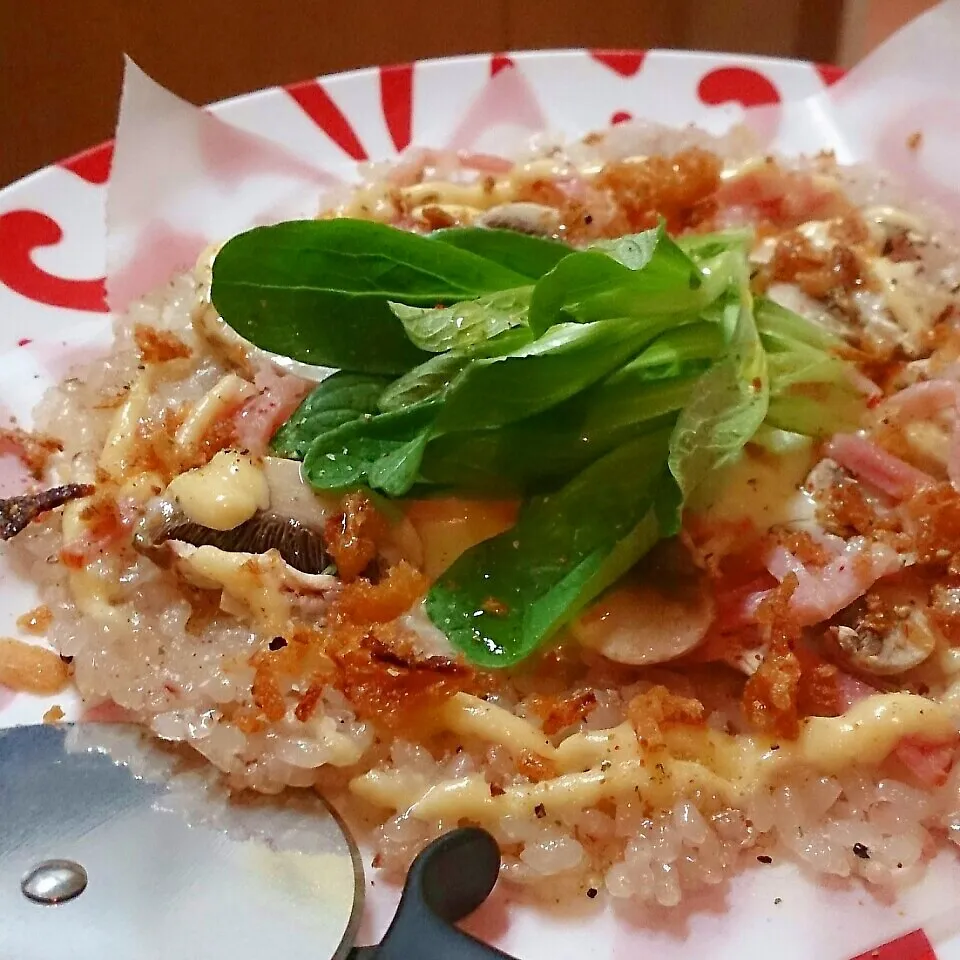 16穀米deカリっとピザ風♪|mi_neneco♪さん