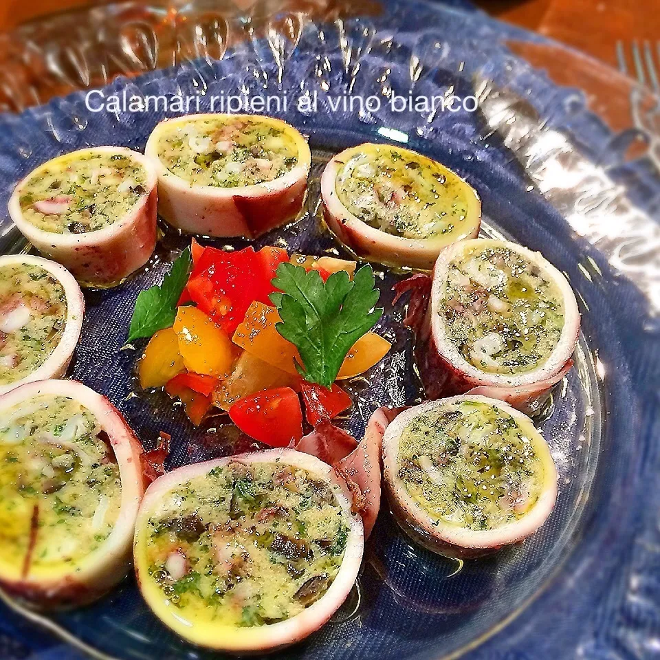 南イタリアの気分②♪ヤリイカのファルシー|可爱多さん