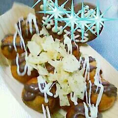 ロシアンたこ焼き風もちもちドーナツ♪|akeminさん