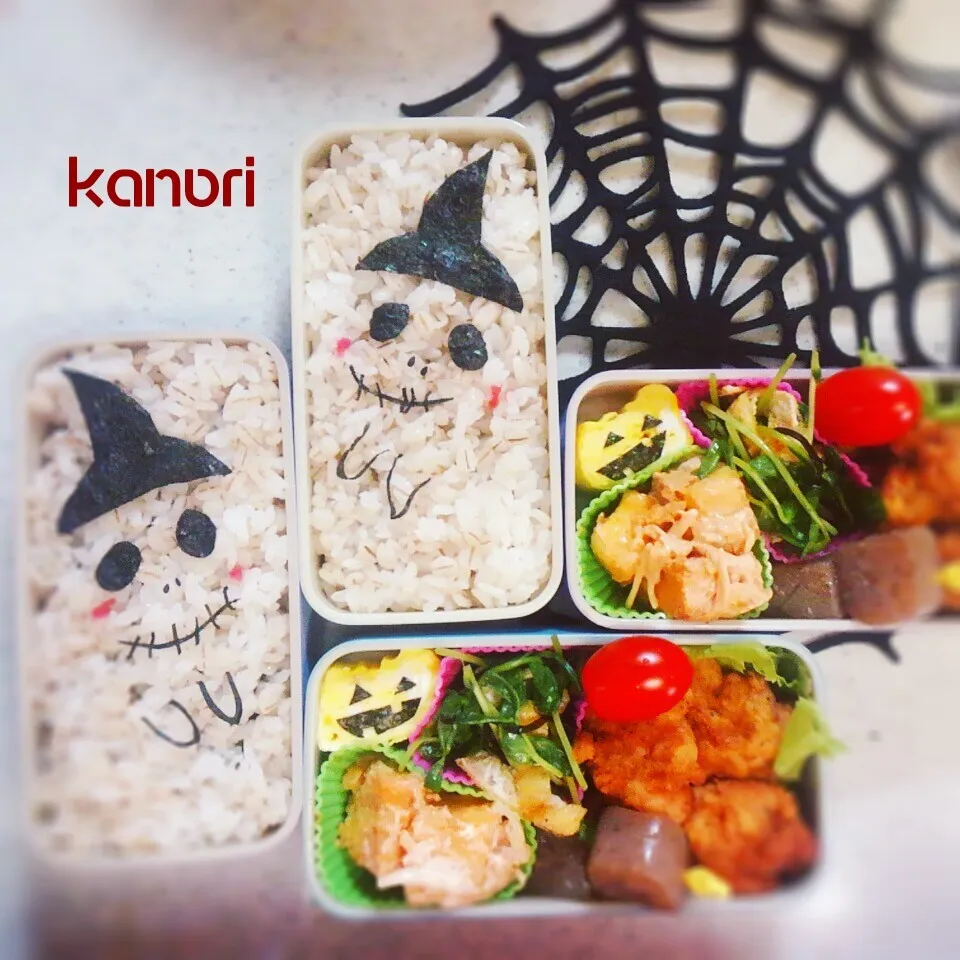 バレーボール練習応援弁当～ハロウィン🎃仕様|かのりさん