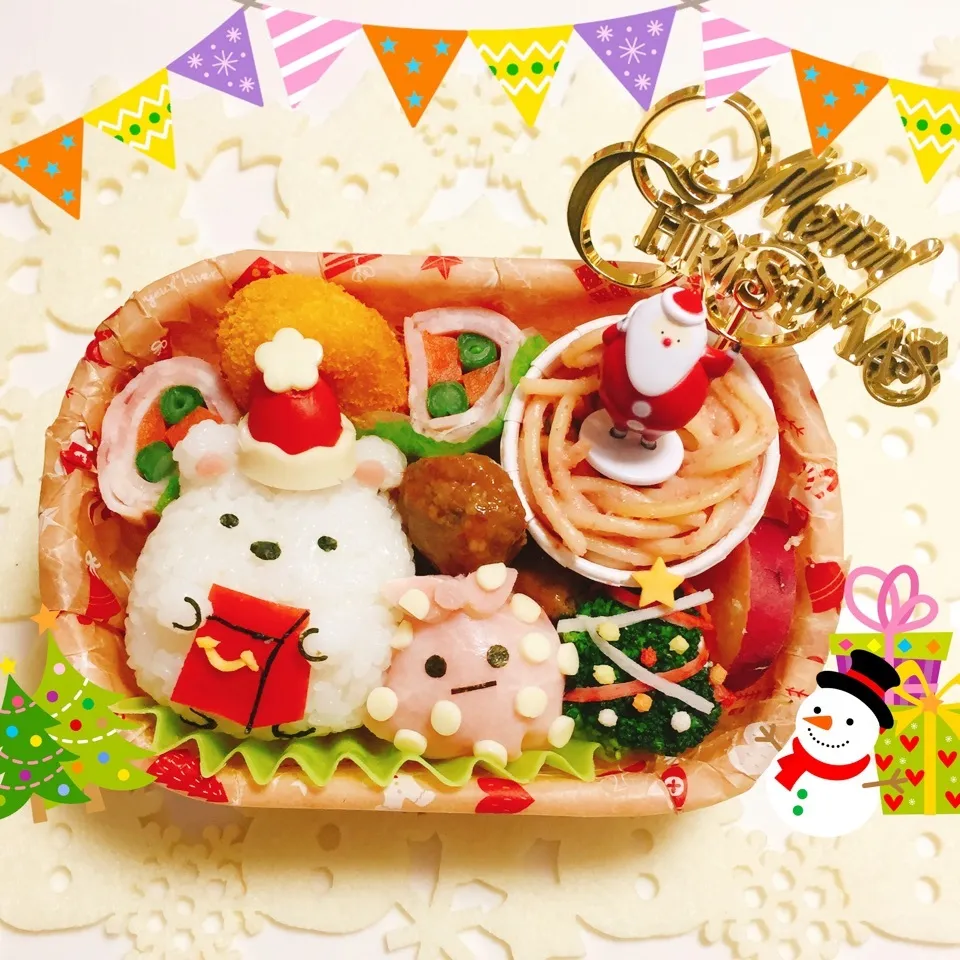 すみっコぐらし クリスマスキャラ弁|向日葵♡桜さん