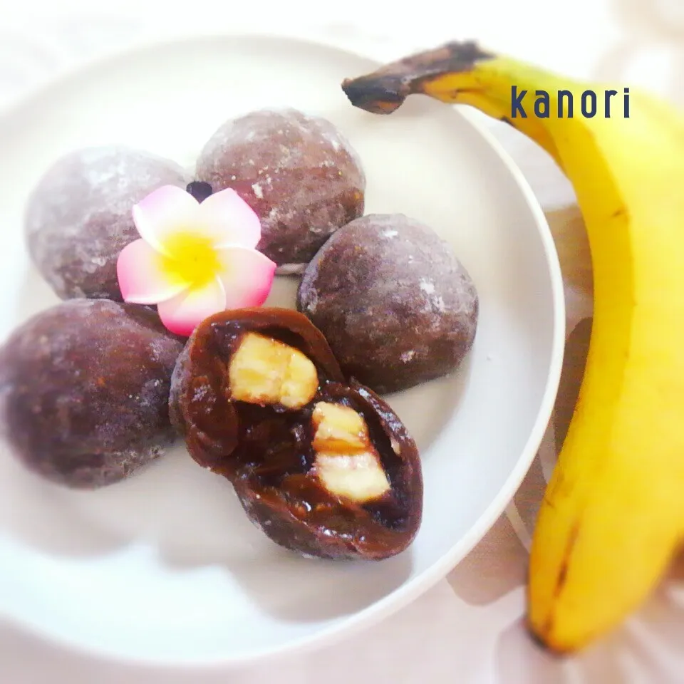 カフェオレ🍌バナナ大福～宿題終わった❗|かのりさん