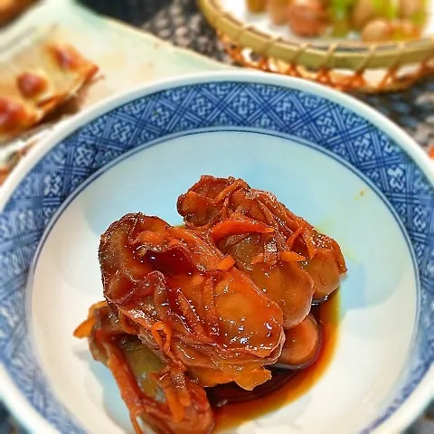 amiちゃんの牡蠣醤油で作った牡蠣と生姜の佃煮|可爱多さん