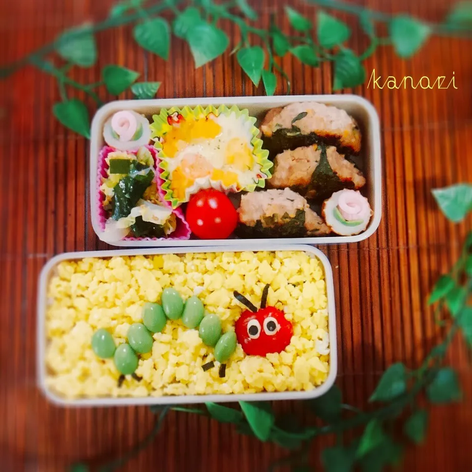 祝☆とまとちゃん～はらぺこあおむし弁当～|かのりさん