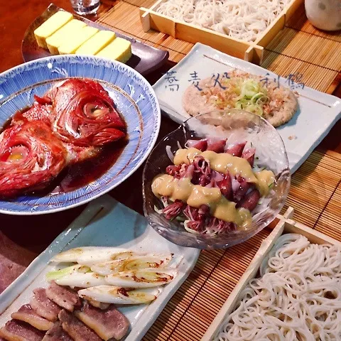 蕎麦屋さんな夕食( ´ ▽ ` )ﾉ|可爱多さん