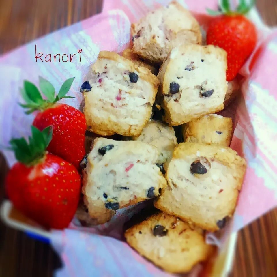 春色フレッシュいちごのヨーグルトスコーン🍓～ランチ会🍴|かのりさん