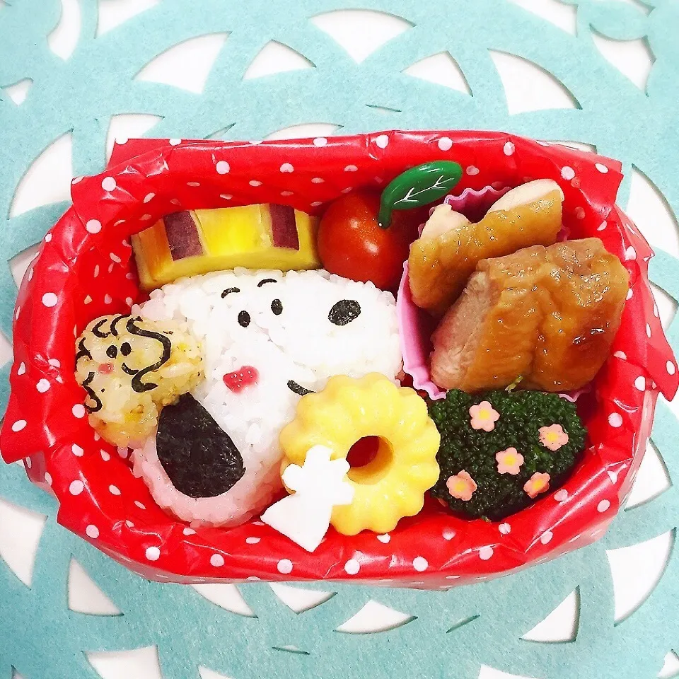 Snapdishの料理写真:スヌーピー弁当♫|向日葵♡桜さん