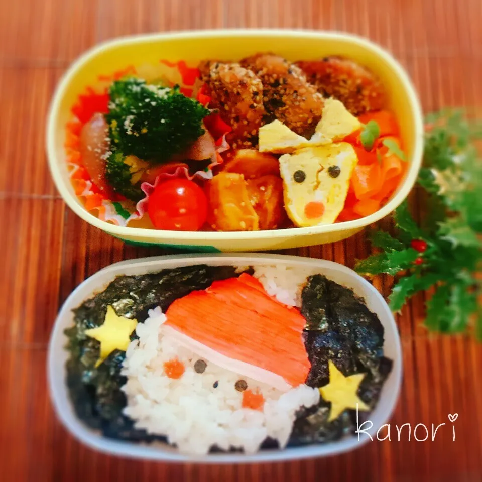 バレーボール練習弁当～どデカサンタクロース🎅|かのりさん