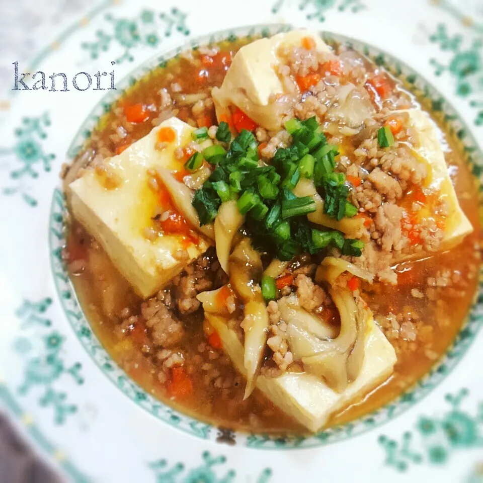 祝☆TOMOちゃん～生姜たっぷり❤あんかけ豆腐|かのりさん